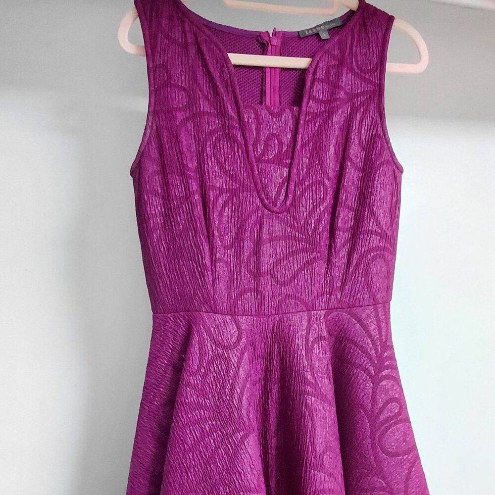 Women's Sleevless High Low Wrap V Neck Honeycomb Dress Pleated Flowy Dress